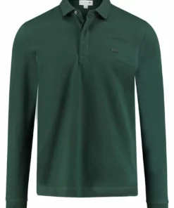 Lacoste HERREN POLOSHIRT REGULAR FIT LANGARM - Polo - Green