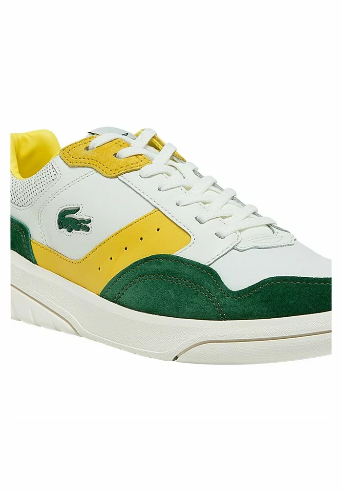 Lacoste Baskets Basses - Off White & Dark Green 5 Lacoste Baskets Basses - Off White & Dark Green – Image 5