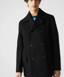 Lacoste Manteau Court - Noir