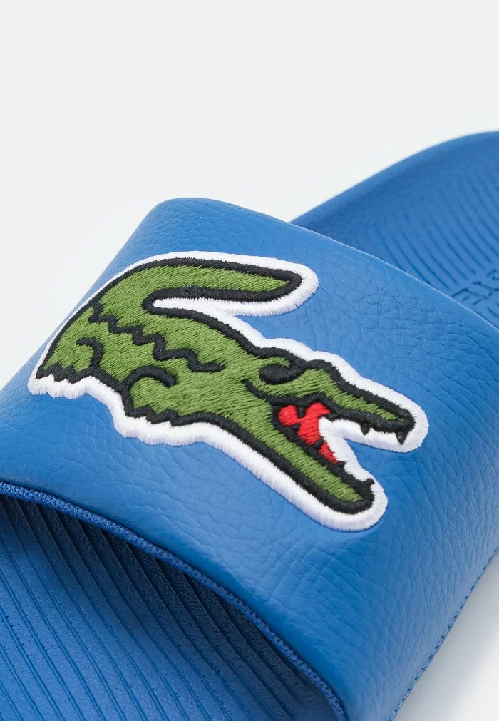 Lacoste CROCO SLIDE - Mules - Blue/green 6 Lacoste CROCO SLIDE - Mules - Blue/green – Image 6