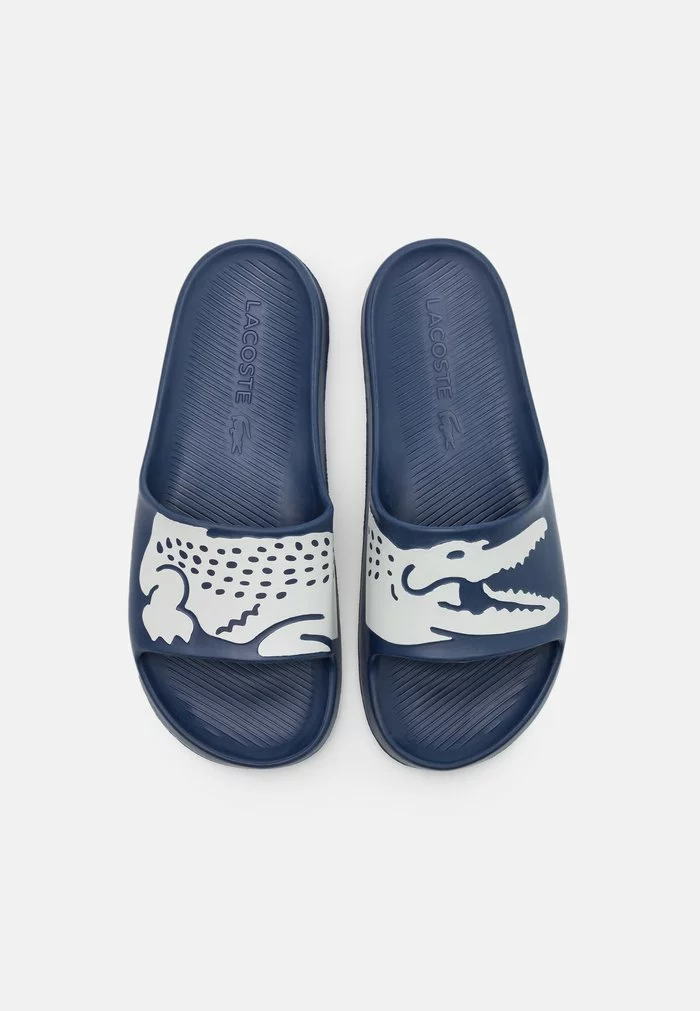 Lacoste CROCO - Sandales De Bain - Navy/white 4 Lacoste CROCO - Sandales De Bain - Navy/white – Image 4