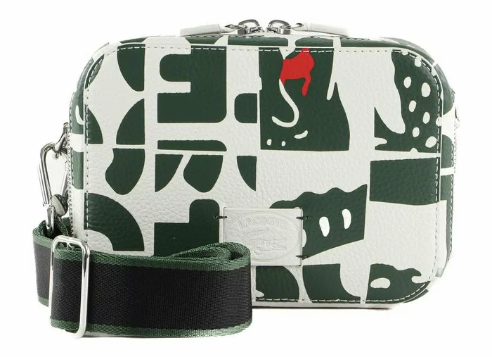 Lacoste CROCO CREW SEASONAL - Sac Bandoulière - Allover Print Croco Carre 1 Lacoste CROCO CREW SEASONAL - Sac Bandoulière - Allover Print Croco Carre
