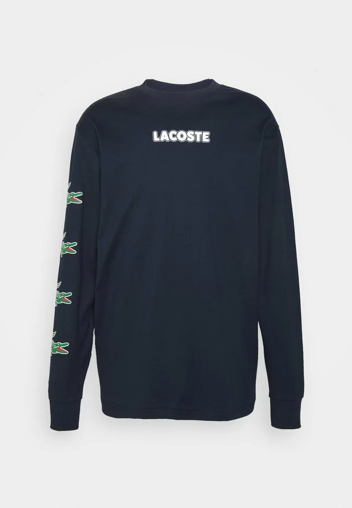 Lacoste T-shirt à Manches Longues - Marine 5 Lacoste T-shirt à Manches Longues - Marine – Image 5