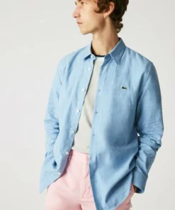 Lacoste Chemise - Bleu Blanc