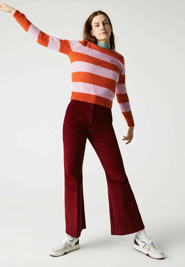 Lacoste Pullover - Orange / Rose 2 Lacoste Pullover - Orange / Rose – Image 2