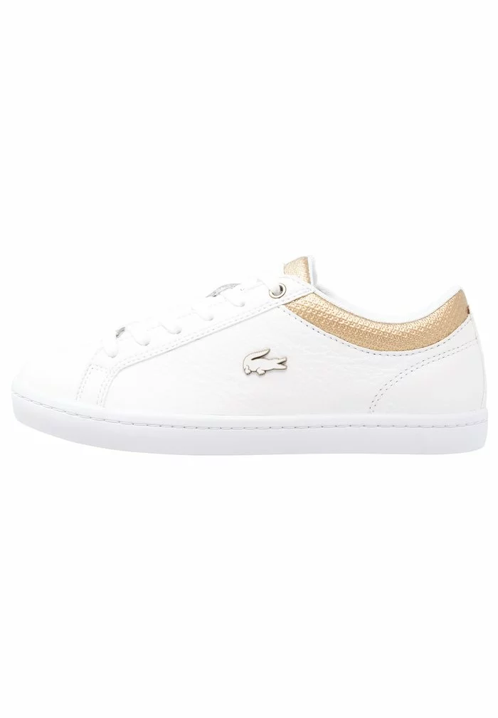 Lacoste STRAIGHTSET CAW - Baskets Basses - White/gold 2 Lacoste STRAIGHTSET CAW - Baskets Basses - White/gold – Image 2