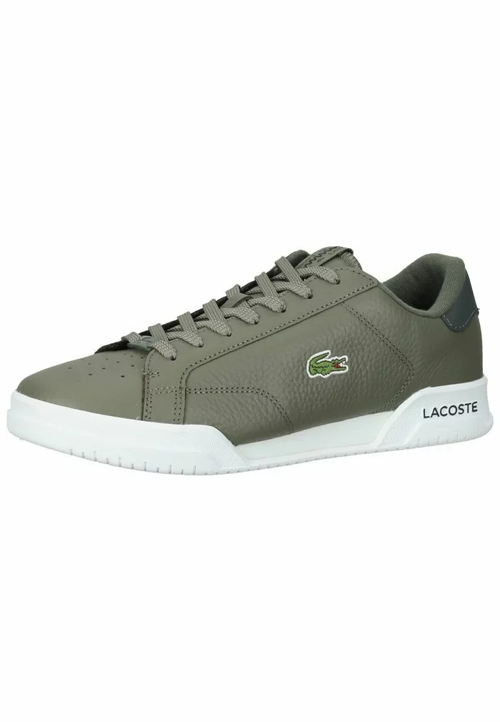 Lacoste Baskets Basses - Khk Dk Gry Da 1 Lacoste Baskets Basses - Khk Dk Gry Da