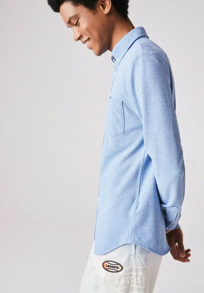 Lacoste LANGARM - Chemise - Bleu 4 Lacoste LANGARM - Chemise - Bleu – Image 4
