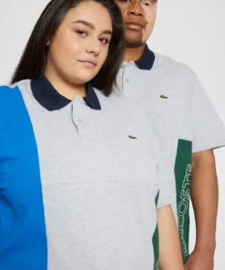 Lacoste PLUS UNISEX - Polo - Silver Chine/blue Royal/green/navy Blue -Lacoste Soldes Magasin e42426b4984642f7b07f7b23f37a0082