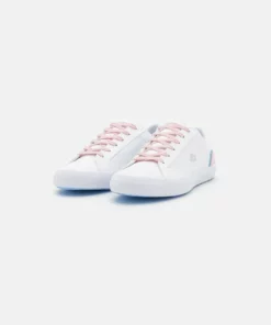 Lacoste LEROND EXCLUSIVE - Baskets Basses - White/pink -Lacoste Soldes Magasin e4e8f4fbc9ec4855905d0bc883876b2b