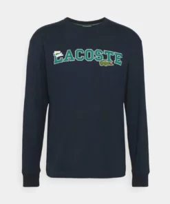 Lacoste T-shirt à Manches Longues - Navy Blue -Lacoste Soldes Magasin e55bf99d36314474b6f2a537447cee32