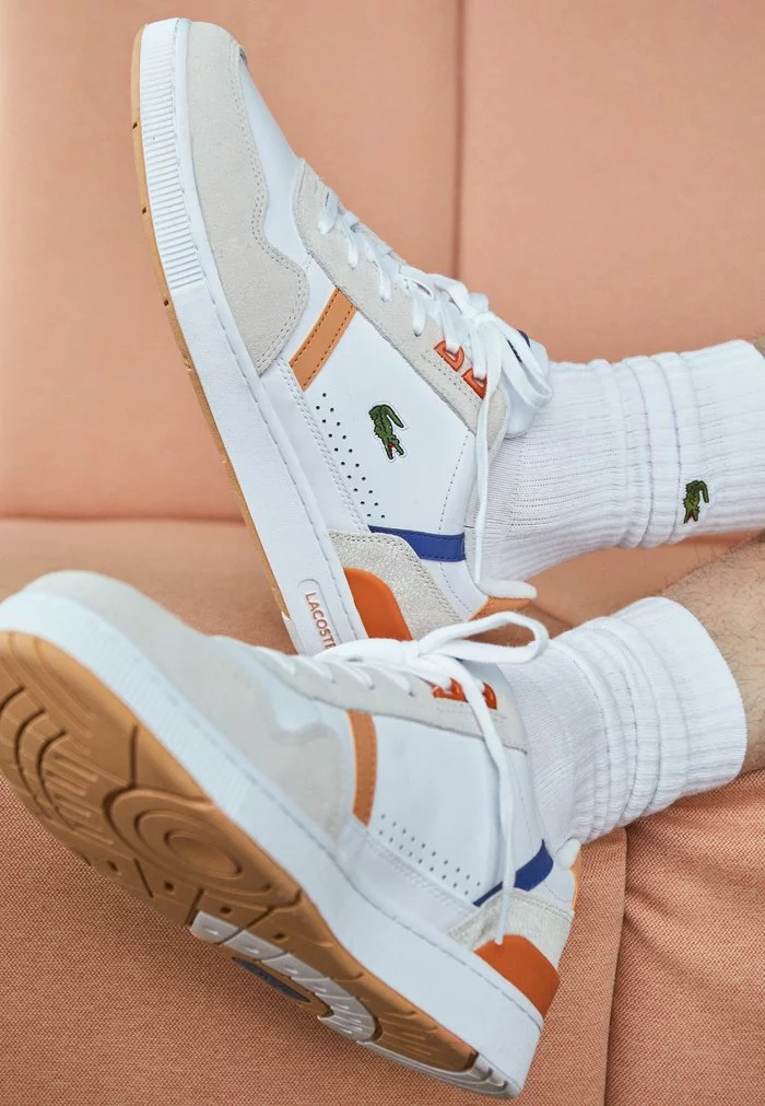 Lacoste Baskets Basses - White/orange 3 Lacoste Baskets Basses - White/orange – Image 3