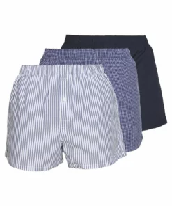 Lacoste 3Pack - Caleçon - Navy Blue/white-tropical