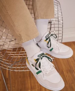 Lacoste Baskets Basses - White/green 10 Lacoste Baskets Basses - White/green -Lacoste Soldes Magasin e5cd6fd5c79546c482100bf18911221c