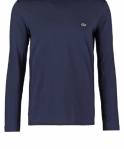 Lacoste T-shirt à Manches Longues - Navy Blue -Lacoste Soldes Magasin e72ca1b791ab4d18b3cd359cfd9a6992