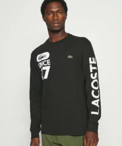 Lacoste T-shirt à Manches Longues - Noir