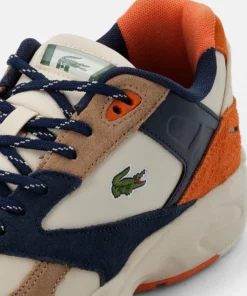 Lacoste STORM - Baskets Basses - Off White/brown -Lacoste Soldes Magasin e891005637cf4fec80d429c431184ce2