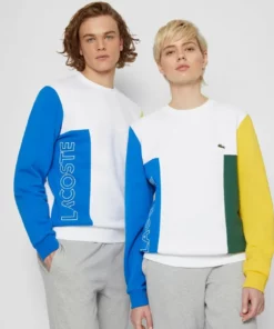 Lacoste UNISEX - Sweatshirt - White/blue Royal/broom/green 9 Lacoste UNISEX - Sweatshirt - White/blue Royal/broom/green -Lacoste Soldes Magasin e8f31cbadb5c463ea06adc2f9150bc99