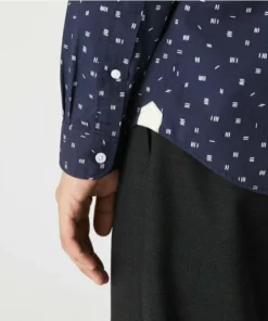 Lacoste LANGE MOUW - Chemise - Bleu Marine / Blanc 9 Lacoste LANGE MOUW - Chemise - Bleu Marine / Blanc -Lacoste Soldes Magasin ec3e106b03d24669ae52d855cc11254f