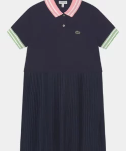 Lacoste Robe De Jour - Navy Blue/lotus/clover Green/white