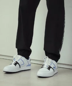 Lacoste EXCLUSIVE COURT CAGE - Baskets Basses - White/light Blue