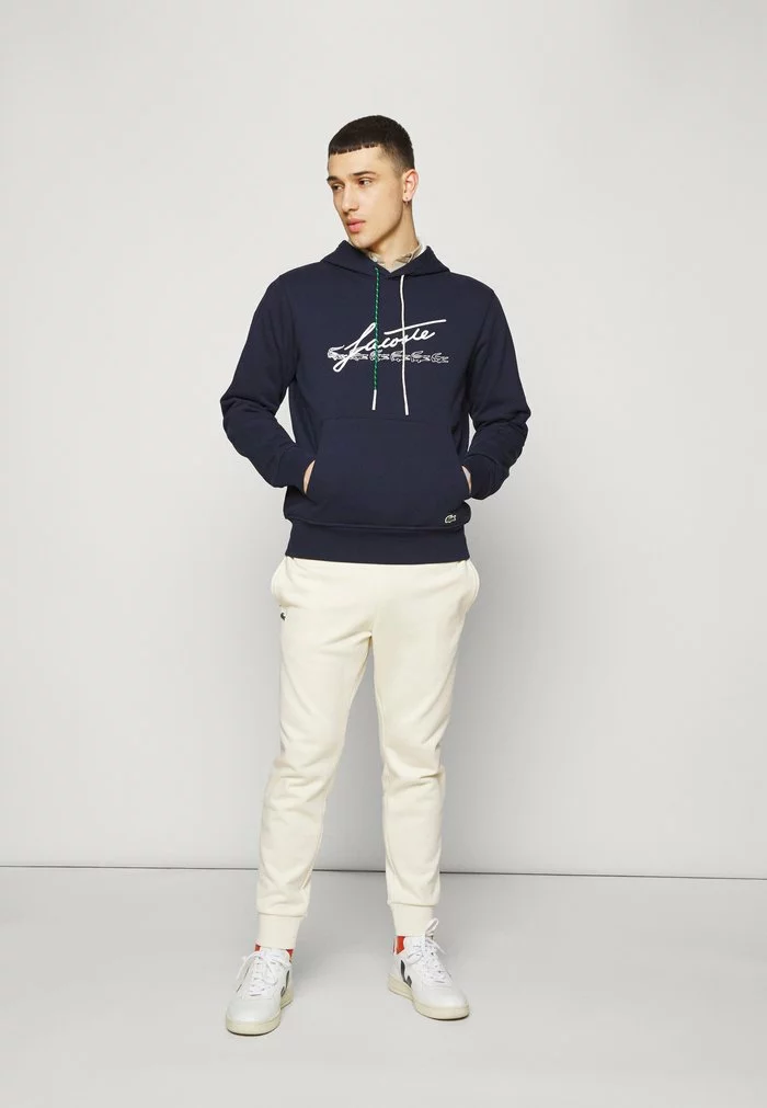 Lacoste Sweatshirt - Navy Blue 6 Lacoste Sweatshirt - Navy Blue – Image 6