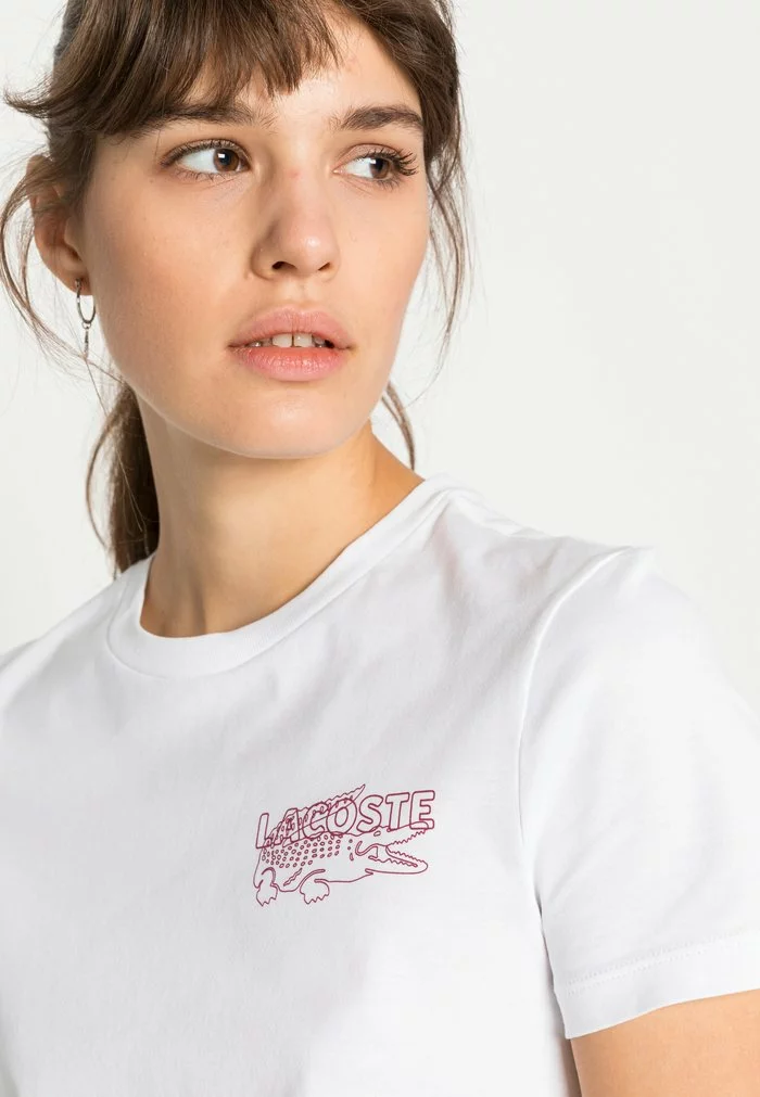 Lacoste T-shirt Imprimé - White 5 Lacoste T-shirt Imprimé - White – Image 5