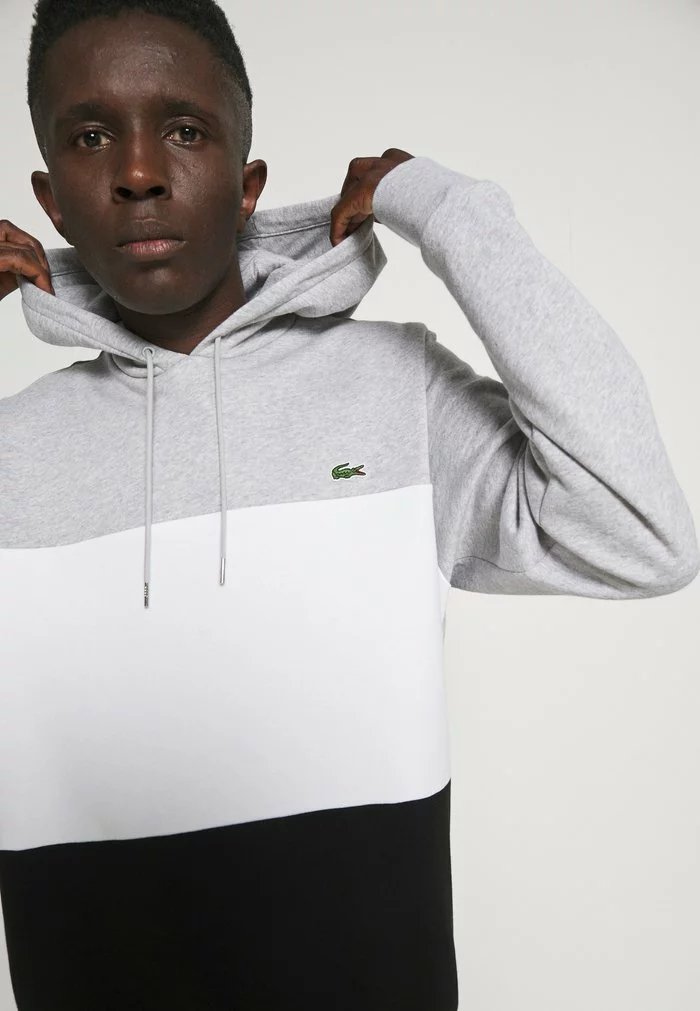Lacoste Sweatshirt - Silver Chine/white/black 4 Lacoste Sweatshirt - Silver Chine/white/black – Image 4