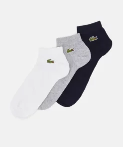 Lacoste 2 PACK - Socquettes - Silver Chine/navy Blue/white