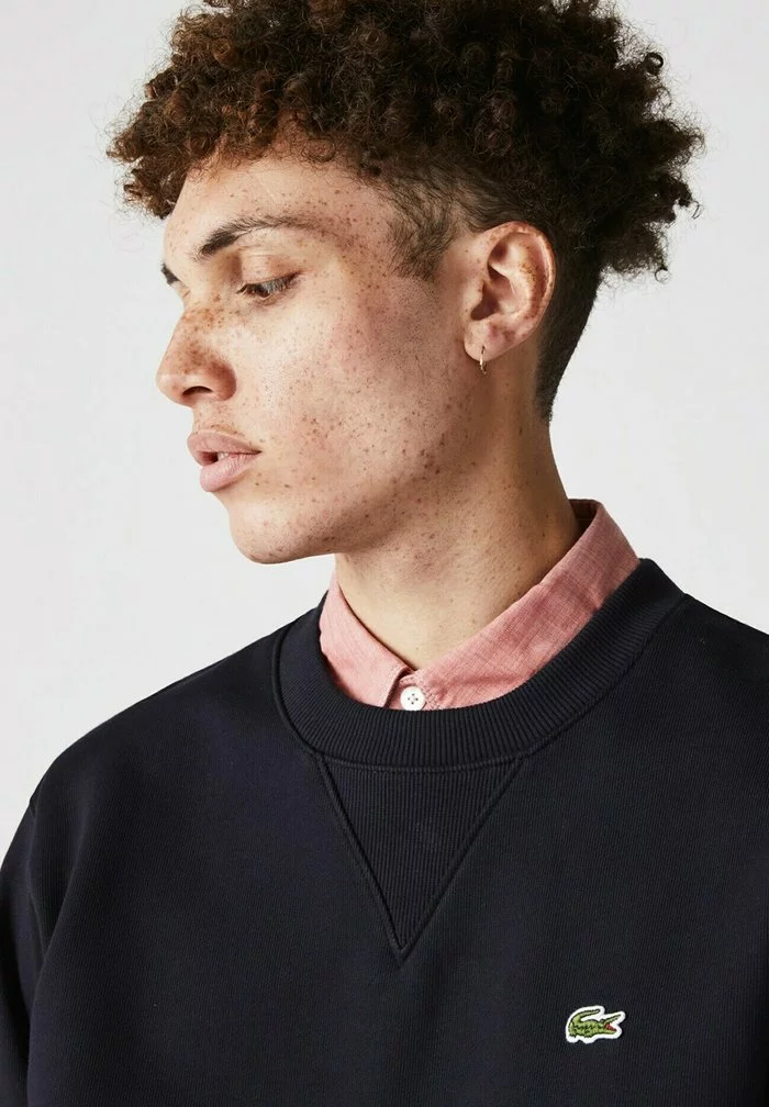 Lacoste Sweatshirt - Bleu Marine 3 Lacoste Sweatshirt - Bleu Marine – Image 3