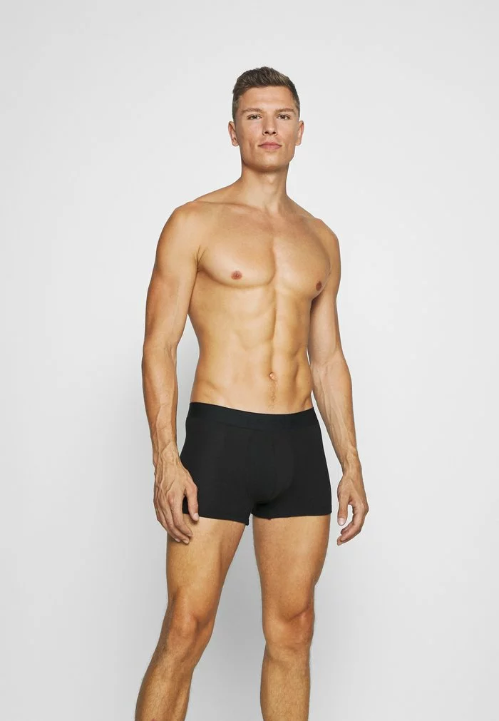 Lacoste 2 PACK - Shorty - Noir/argent Chine 1 Lacoste 2 PACK - Shorty - Noir/argent Chine