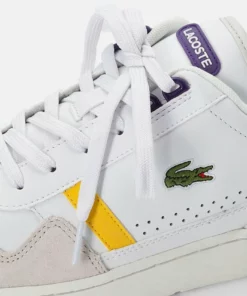 Lacoste T-CLIP - Baskets Basses - Wht/purp -Lacoste Soldes Magasin f2269a7f18814b6abb0e021b58b12425
