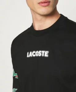 Lacoste T-shirt à Manches Longues - Noir -Lacoste Soldes Magasin f25d0dcd609c403984bfb09ffab77c4d