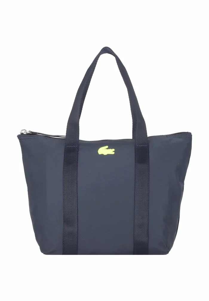 Lacoste JEANNE - Sac à Main - Marine Jaune Fluo 1 Lacoste JEANNE - Sac à Main - Marine Jaune Fluo