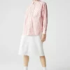 Lacoste DAMES - Chemisier - Rose Blanc