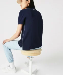 Lacoste Polo - Bleu Marine / Blanc -Lacoste Soldes Magasin f4bfbc638b764f7997c42859b971f847