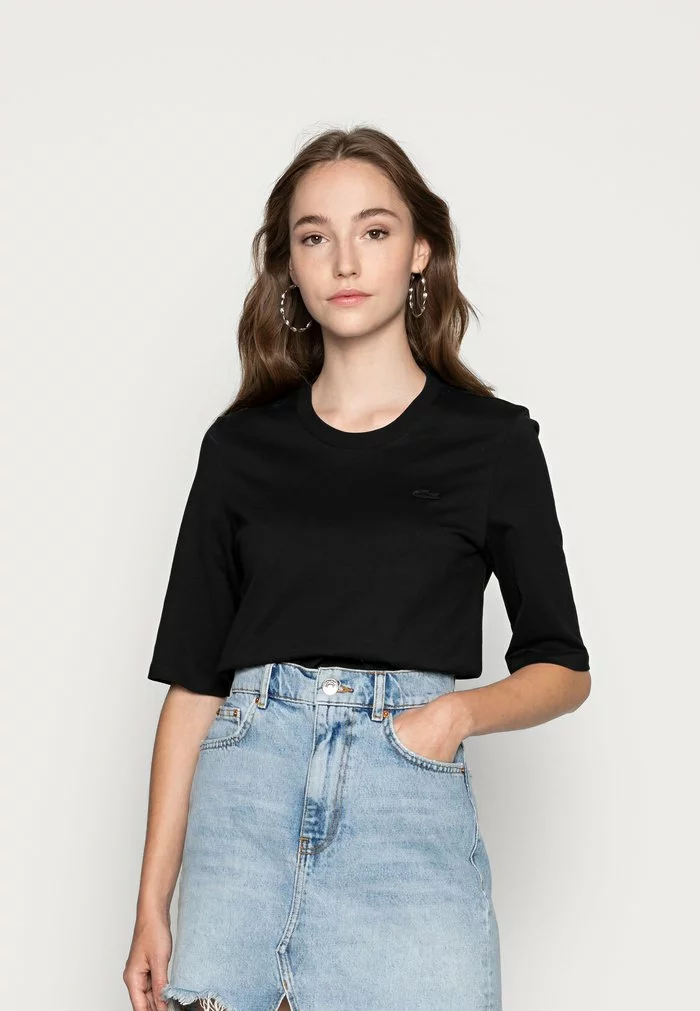 Lacoste T-shirt Basique - Black 1 Lacoste T-shirt Basique - Black