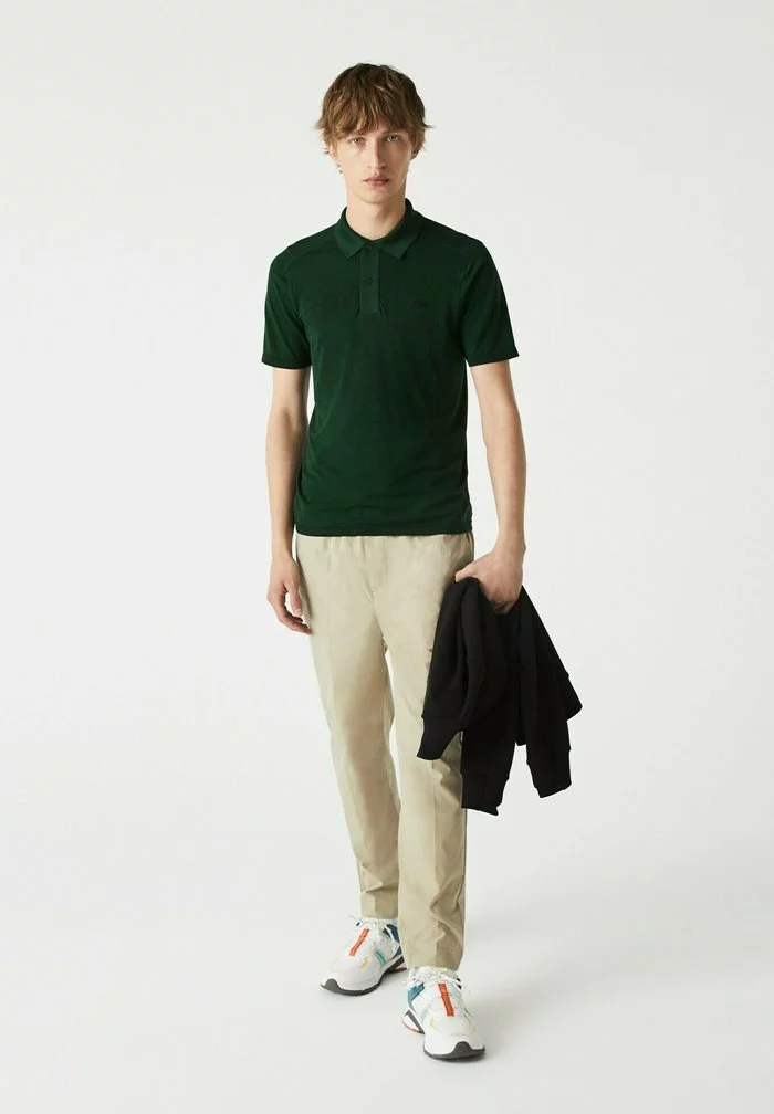 Lacoste MC - Polo - Vert Noir 1 Lacoste MC - Polo - Vert Noir