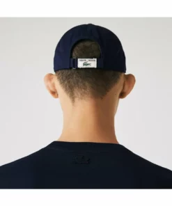 Lacoste T-shirt Imprimé - Bleu Marine -Lacoste Soldes Magasin f6b99982bdd24c76a3456308612c2970