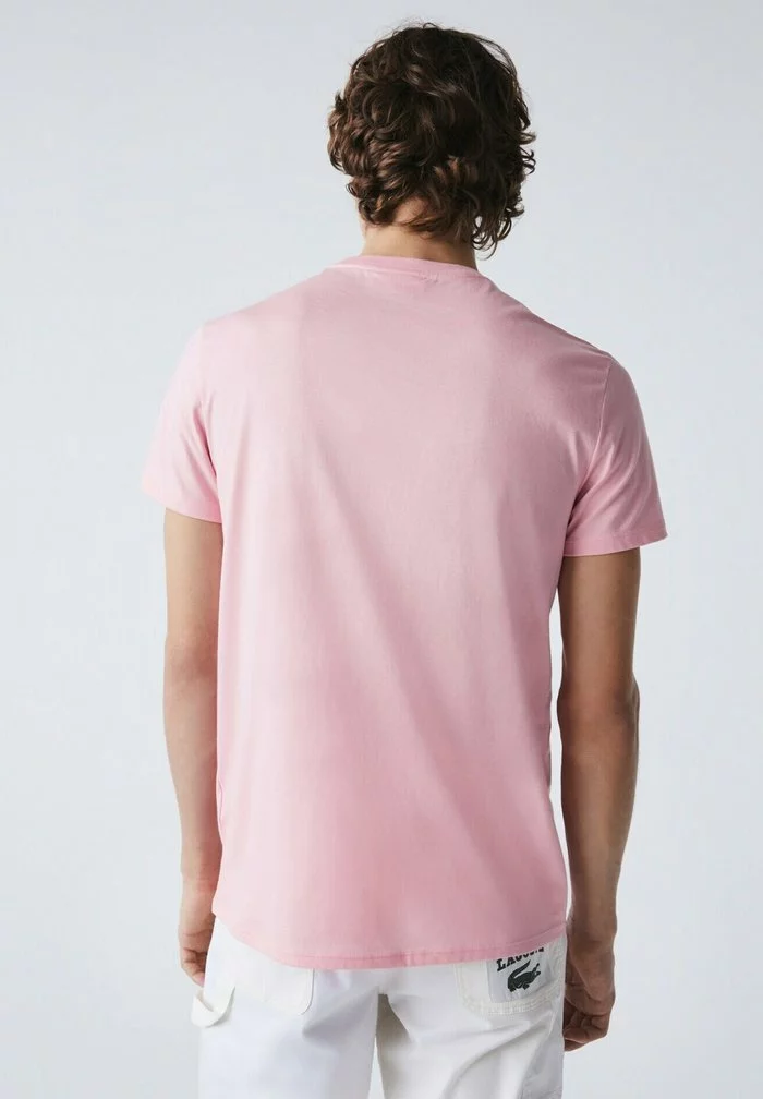 Lacoste T-shirt Basique - Rose 2 Lacoste T-shirt Basique - Rose – Image 2