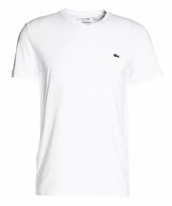Lacoste T-shirt Basique - White -Lacoste Soldes Magasin f90d01a980d64cc68a04aafbfb7e595a