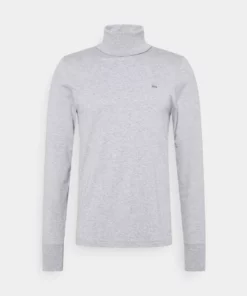 Lacoste T-shirt à Manches Longues - Silver Chine