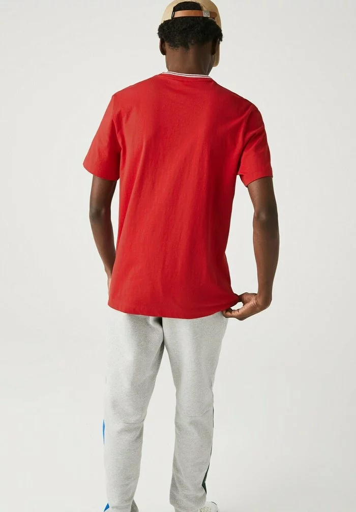 Lacoste T-shirt Basique - Rouge/blanc 3 Lacoste T-shirt Basique - Rouge/blanc – Image 3