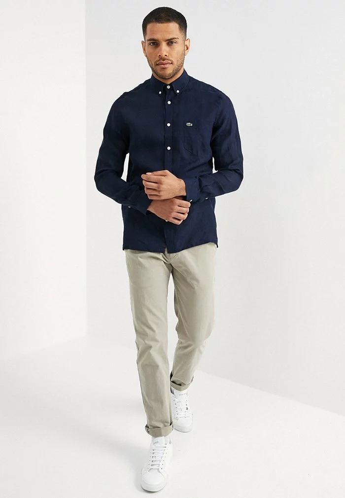 Lacoste Chemise - Navy Blue 2 Lacoste Chemise - Navy Blue – Image 2