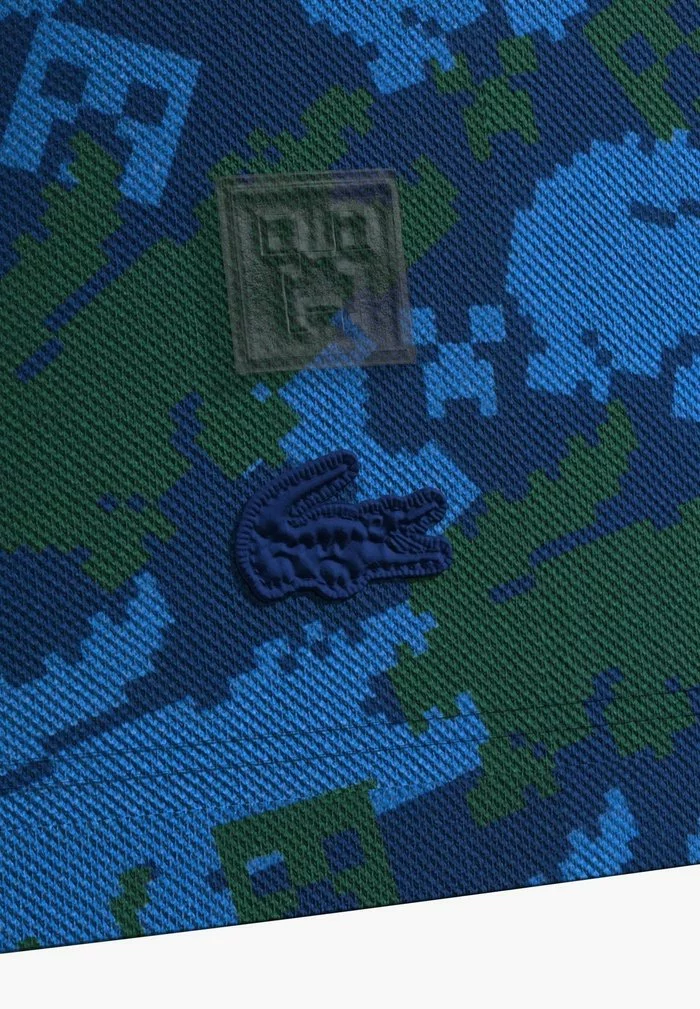 Lacoste MINECRAFT - Robe En Jersey - Bleu Vert Bleu 5 Lacoste MINECRAFT - Robe En Jersey - Bleu Vert Bleu – Image 5