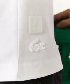 Lacoste MINECRAFT - T-shirt Imprimé - Blanc -Lacoste Soldes Magasin fc35aa8d7ed34fc48d73f6c5c810e5ed