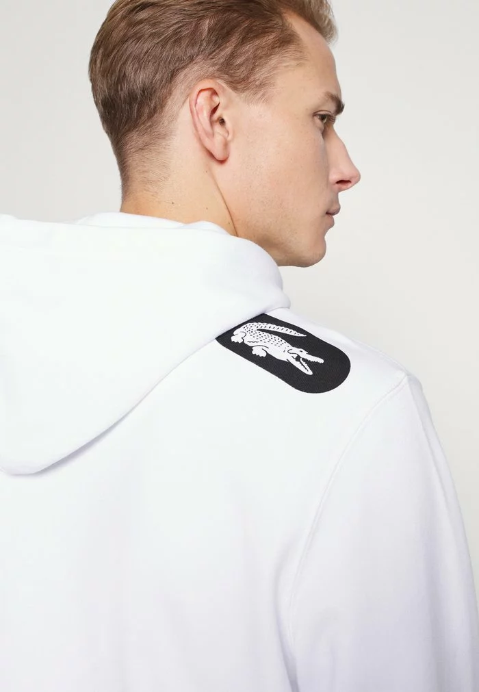 Lacoste Sweatshirt - White 7 Lacoste Sweatshirt - White – Image 7