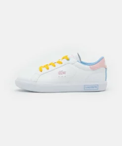 Lacoste POWER COURT EXCLUSIVE - Baskets Basses - White/pink