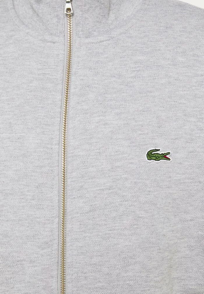 Lacoste Sweat à Capuche Zippé - Gris Chine 6 Lacoste Sweat à Capuche Zippé - Gris Chine – Image 6