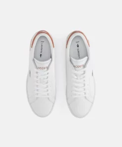 Lacoste POWERCOURT - Baskets Basses - Wht/brw 9 Lacoste POWERCOURT - Baskets Basses - Wht/brw -Lacoste Soldes Magasin fdd47cb119f34a0b8e96af810e3d3936
